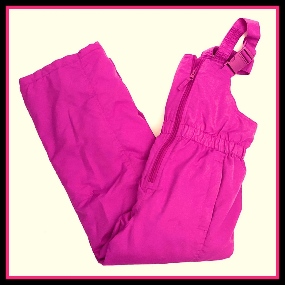 🎈NWT🎈Athletech Pink Bib Snow Pants Adjustable & Elastic